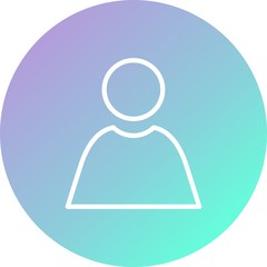 Avatar Vector Icon White Background