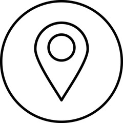 Location Vector Icon White Background
