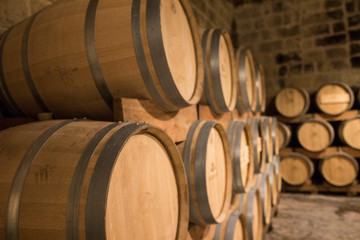 Win production in a winery in Malta