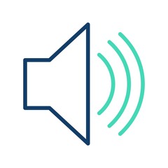 Speaker Vector Icon White Background