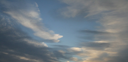  clouds on a beautiful day