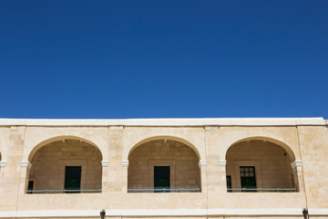 World war 2 weapons in a fort in Malta