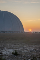 Obraz premium Sunrise on a Tropical Island near Berlin