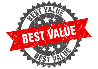 best value grunge stamp with red band. best value