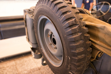 World war 2 weapons in a fort in Malta