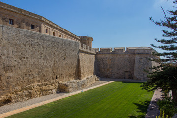 the fort of Mdina in Malta 