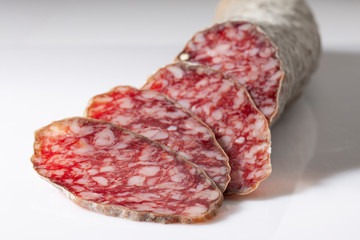 Salchichón iberico. Spanish Iberian sausage