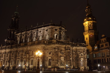 Fototapeta na wymiar Dresden Opernplatz
