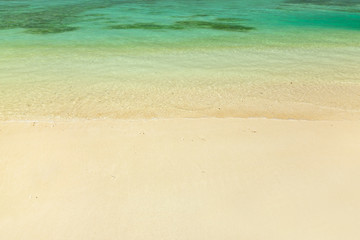 Tropical Maldives beach