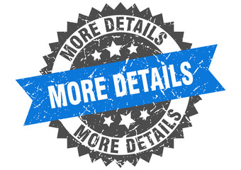 more details grunge stamp with blue band. more details