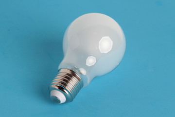 light bulb on colorful background