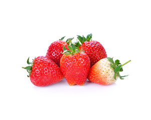 strawberry on white background