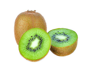 Fototapeta premium Kiwi fruit isolated on white background.