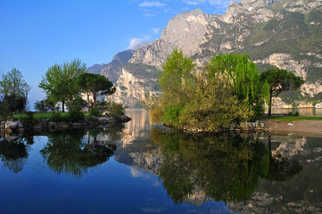 Fototapeta premium Uferpromenade Riva