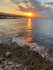 Sunset over Runaway Bay Jamaica