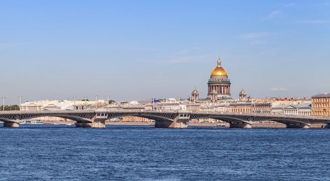 Panoramic photo of Saint-Petersburg