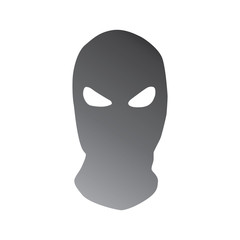 Vector masks of criminals, bandits and mafia