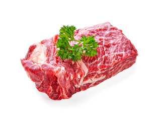 beef isolated on white background