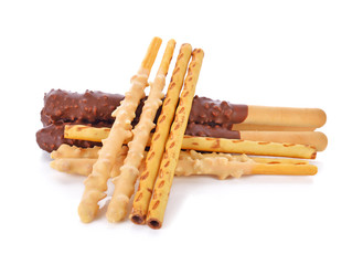 Biscuit Stick on white background