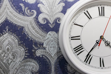 photo of the clock in the interior