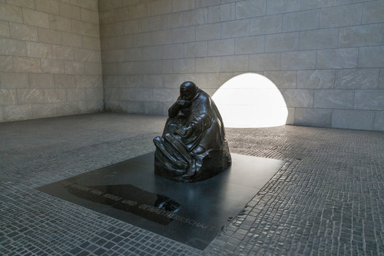 Sculpture Mother with Her Dead Son. Neue Wache, Berlin, Germany.