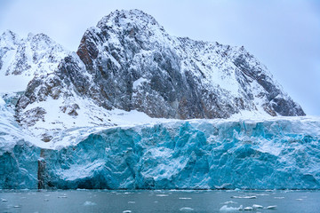 Fototapeta na wymiar Monaco Glacier - Woodfjorden - Svalbard Islands