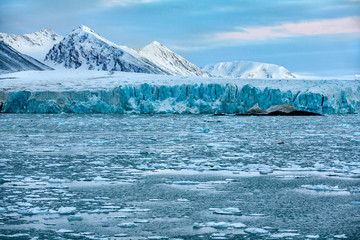 Monaco Glacier in Woodfjorden - Svalbard Islands