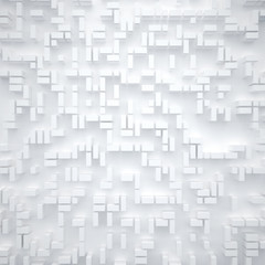 Abstract background with squares. 3d render - Illustration