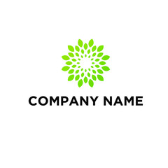 Simple and Creative leaf, Leave Logo Design template
