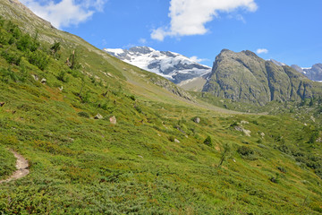 Fototapeta na wymiar Breithorn in Bernese Alps