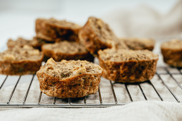 Pear, Cinnamon And Walnut Mini Breakfast Bites