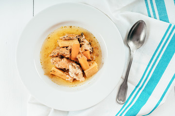 Chicken And Root Vegetable Soup