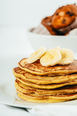 Banana And Coconut Pancakes