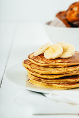 Banana And Coconut Pancakes