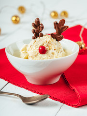 Christmas Rain-deer Mince Pie Ice Cream