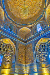 Fototapeta na wymiar Gur-e-Amir mausoleum, Samarkand, Uzbekistan