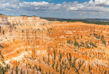View over the Bryce Canyon, Utah as seen from Bryce Point