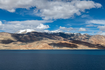 the gorgeous Tso Moriri Lake is one of the most beautiful sites of the Ladakh region. Nestled in the Changthang Valley