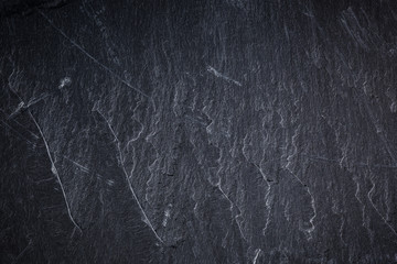Naklejka premium Dark grey and black slate background or texture