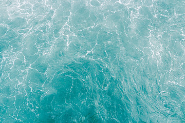 Turquoise green sea water, abstract  nature summer textured background - 300947284