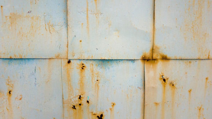 rusty metals plates with a seams. background