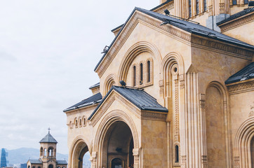 Holy Trinity Cathedral, Tbilisi, Georgia, Caucasus, Asia