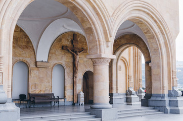 Fototapeta na wymiar Holy Trinity Cathedral, Tbilisi, Georgia, Caucasus, Asia