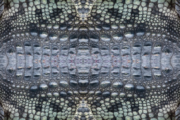 Crocodile skin pattern abstract background.