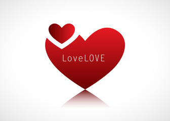 Heart Logo Vector For Valentine Day - Isolated On Gray Background - Vector Illustration. Heart Icon For Wedding, Label, Banner, Symbol, Love Icon And Logo Design. Modern Heart Logo. Trendy Love Icon