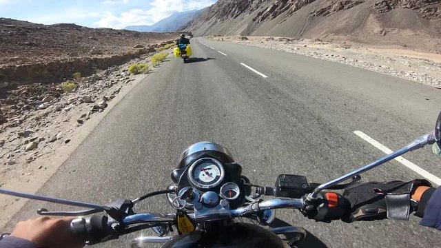 Bike ride in Ladakh