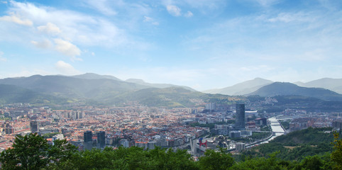 View of city Bilbao