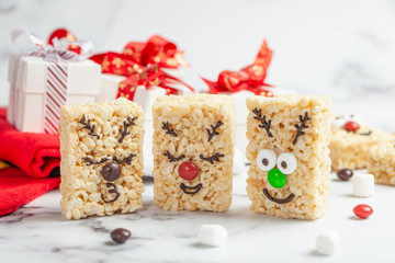 Reindeer Rice Krispie Treats