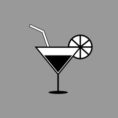 Drink glass icon art - 300956881