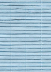 High Resolution Bamboo Place Mat Rustic Slatted Interlaced Bleached Light Blue Coarse Texture